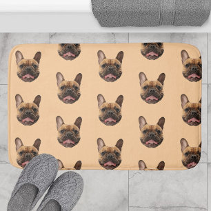 Personalized Face Dog Bathroom Decor Custom Cat Bath Mat
