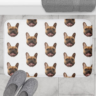 Personalized Face Dog Bathroom Decor Custom Cat Bath Mat