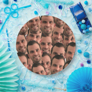 Personalized Face Picture Unique Photo Birthday Na Paper Plate