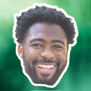 Personalized Face Stickers, Photo Birthday Gift