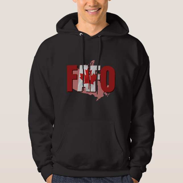 Personalized FAFO Canada Flag Hoodie (Front)