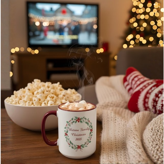 Personalized Family Christmas Mug | Custom Name Ho (Creator Uploaded)