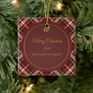 Personalized Family Christmas Ornament