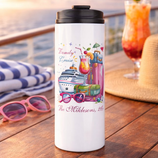Personalized Family Cruise Name Year Thermal Tumbler (Creator Uploaded)