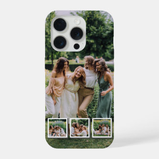 Personalized Family & Friends 4 Photo  iPhone 15 Pro Case