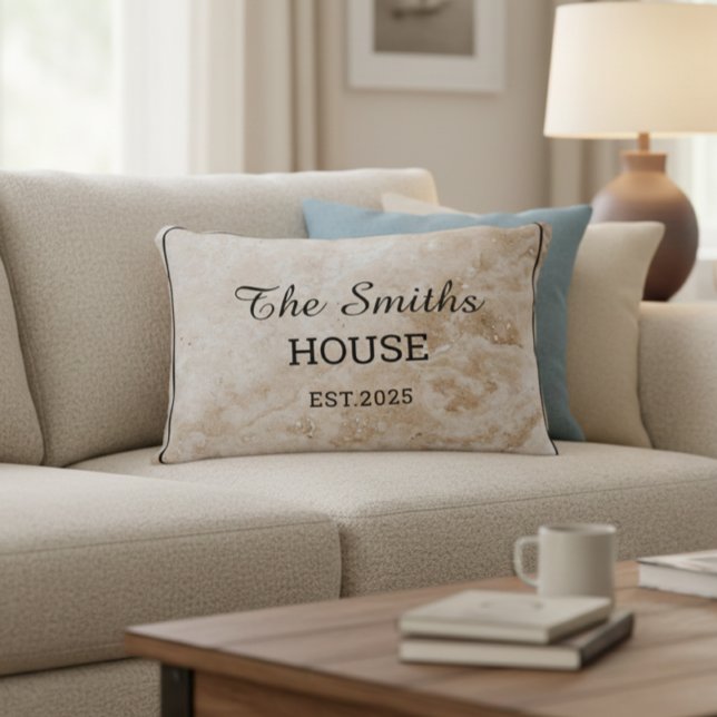 Personalized family name pillow (Creator Uploaded)