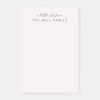 Personalized family notepad