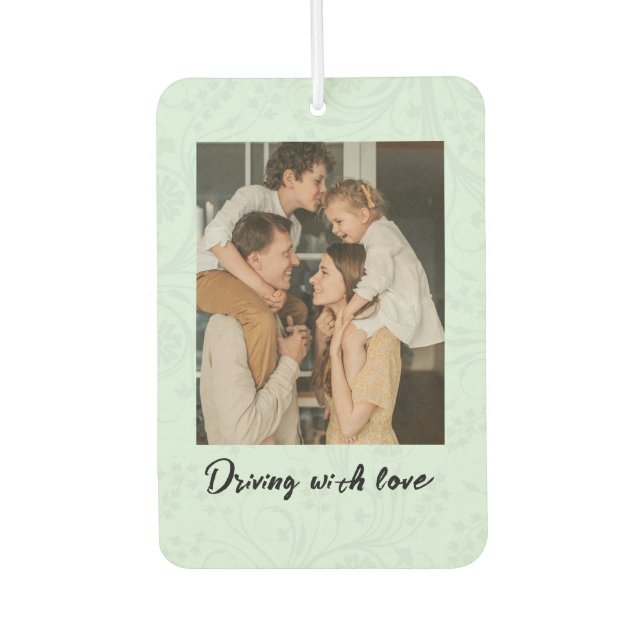 Personalized Family Photo Car Air fresheners  (Front)