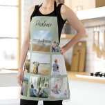 Personalized Family Photo Collage Name Apron<br><div class="desc">Customize this personalized family photo collage name apron design set for your next great gift idea. This design features personalized family photo collage name apron, a great personalized gift idea for a birthday gift or Christmas gift. Makes a great gift for mom, girlfiend, sister, best friend. Family and friends will...</div>