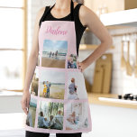 Personalized Family Photo Collage Name Apron<br><div class="desc">Customize this family photo collage name apron design set for your next great gift idea. This design features family photo collage name apron, a great personalized gift idea for a birthday gift or Christmas gift. Makes a great gift for nana, grandma, mom, sister, best friend. Family and friends will love...</div>