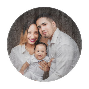 Personalized Family Photo Custom  Cutting Board