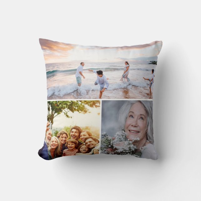 "Personalized Family Photo Pillow – Custom Keepsak (Front)
