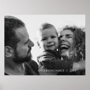 Personalized Family Photo Poster