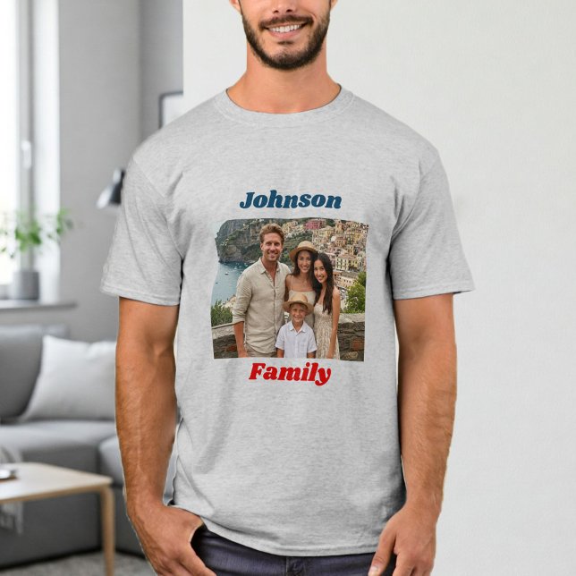 Personalized Family T-Shirt with Custom Text  (Creator Uploaded)
