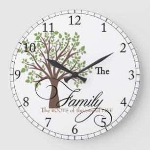 Personalized Family Tree Clock