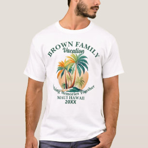Personalized Family Vacation Men's Basic T-Shirt