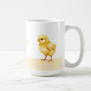 Personalized Farm Animal Mug – Cute Chick Design