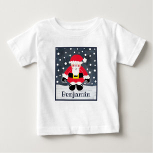 Personalized Father Christmas, Santa Claus Baby T-Shirt