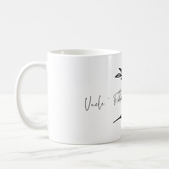Personalized Father’s Day Mug for Uncle (Left)