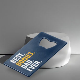 Personalized Fathers Day Best Bonus Dad Ever