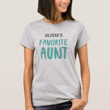 Personalized Favorite Aunt
