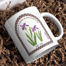 Personalized February Birth Month Flower