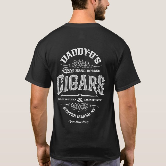 PERSONALIZED Fine CIGARS - Contact me! T-Shirt (Back)