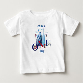 Personalized first birthday London inspiredoutfit Baby T-Shirt