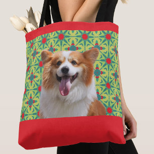 Personalized First Pet Photo Gifts Dog Lover Mom   Tote Bag