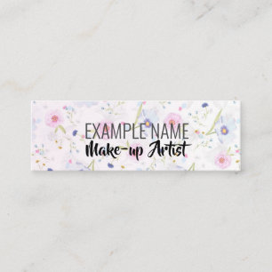 Personalized "Floral Bloom" Twitter Mini Business Card