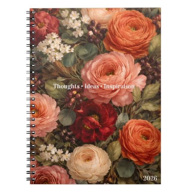 Personalized Floral Botanical Journal Women's Day  (Front)