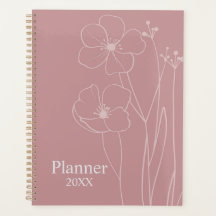 Personalized Floral Planner