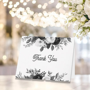 Personalized Floral Wedding Thank You Notes