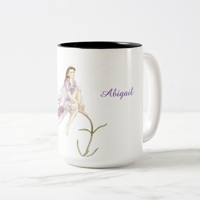 Personalized Flower Fairy Mug (Front Right)