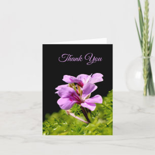 Personalized Flower Thank You Card