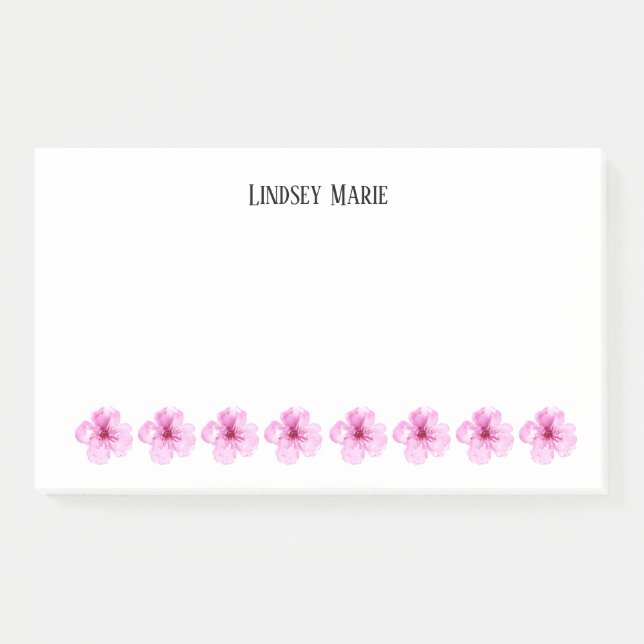 PERSONALIZED FLOWERS Notes (Front)