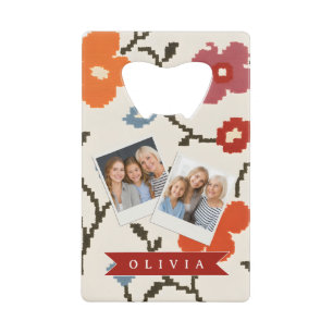 Personalized Folk Scandi Boho Vintage Floral