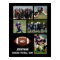 Personalized Football 5 Photo Collage Name Team #