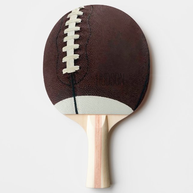 Personalized Football Ping Pong Paddle (Front)