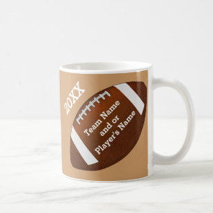 PERSONALIZED Football Team Gifts Football Mugs