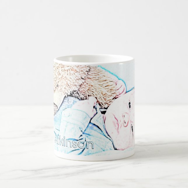 Personalized for a customer coffee mug (Center)