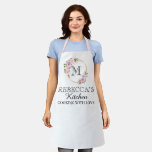 Personalized for Women Custom Family Cooking Gift Apron