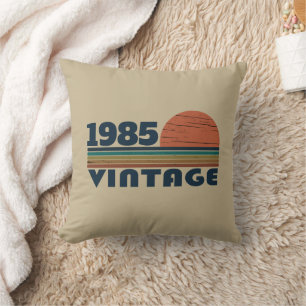 Personalized Forty vintage 40th birthday party Cushion