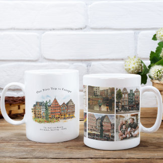 Personalized Frankfurt Germany Travel Photo Mug