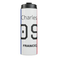 Personalized French Flag Soccer Player Fan Support