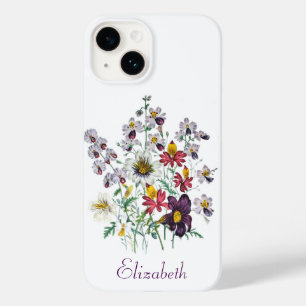Personalized Fringeflowers/Velvet Trumpet Flowers Case-Mate iPhone 14 Case