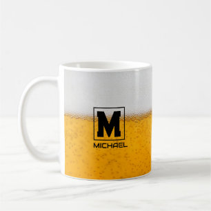 Personalized Frosted Beer Mug with Custom Name