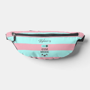 Personalized Fun Cute Sport On Gym Mode Bum Bags