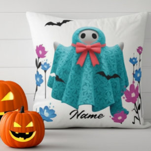 Personalized & Fun Decor - Cute Spooky Ghost  Cushion