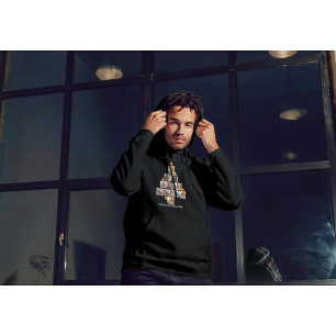 Personalized Fun Family Christmas 11 Photo Collage Hoodie